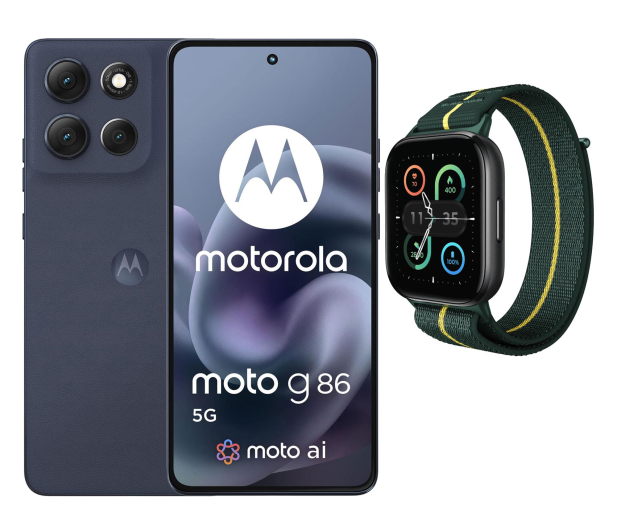 Motorola moto g86 power 5G 12/256GB Spellbound + watch fit - 1417217 - zdjęcie